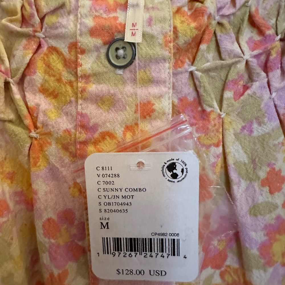 Free People James Smocked Top - Picture 7 of 7